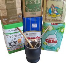 Load image into Gallery viewer, Yerba Mate 6 Sample Bags (ALL TYPES) Kit – Steel Mate Cup &amp; 2 Bombillas