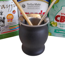 Load image into Gallery viewer, Yerba Mate 6 Sample Bags (ALL TYPES) Kit – Steel Mate Cup &amp; 2 Bombillas