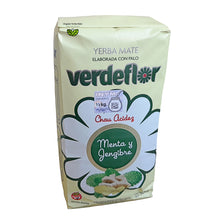 Load image into Gallery viewer, Yerba Mate Verdeflor Menta / Jengibre with Natural Herb Poleo - 500g