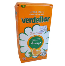 Load image into Gallery viewer, Yerba Mate Verdeflor Naranja: Poleo, Mint, L. Verbena, Burro &amp; Orange - 500 Gr Pack